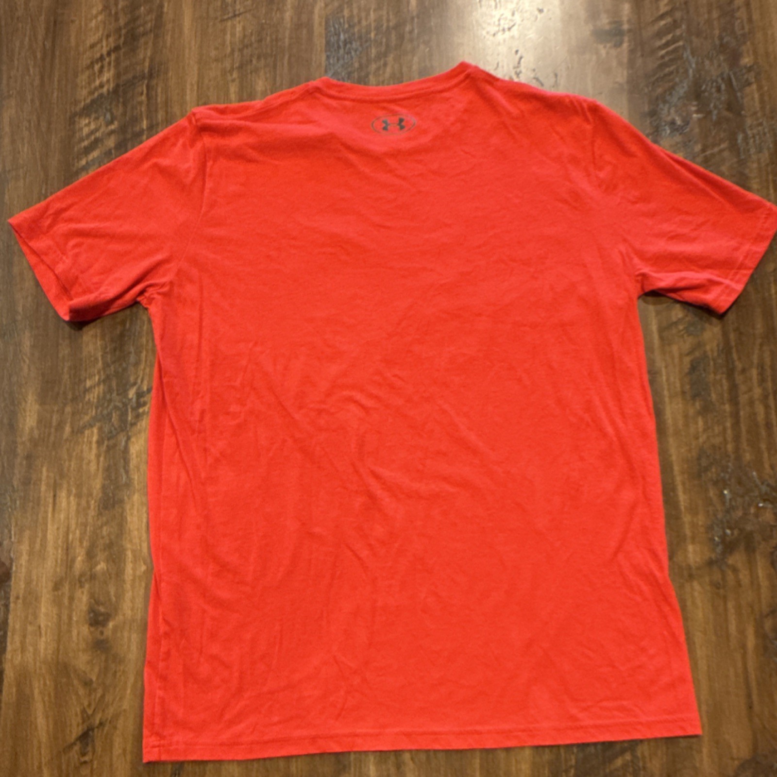 Under Armour UA Tech Men’s Red Logo Crew Neck Short Sleeve T-Shirt, Size LG