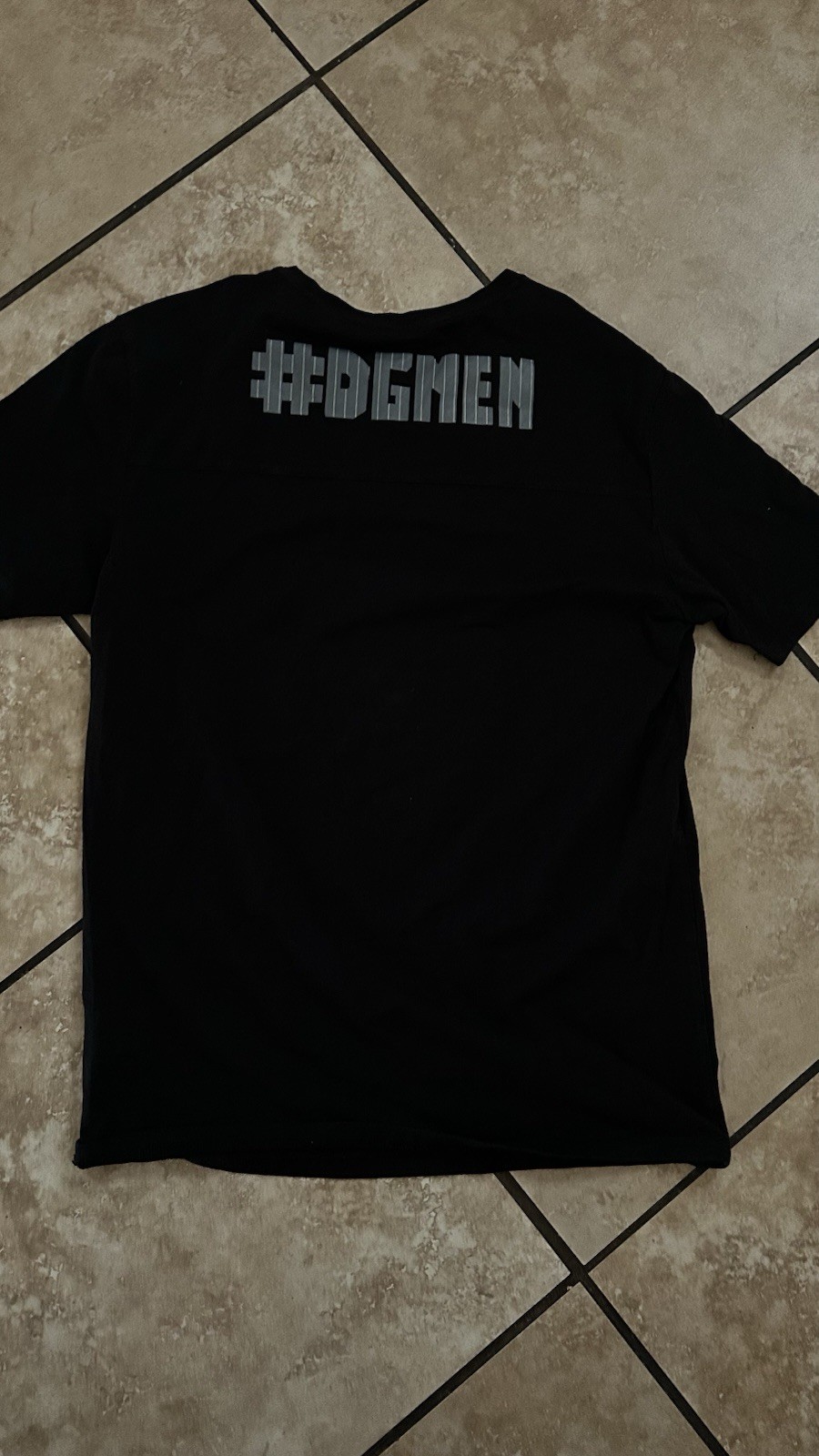Dolce & Gabbana #DGMEN Black Graphic Print Crew Neck T-Shirt Men’s 46(Small)