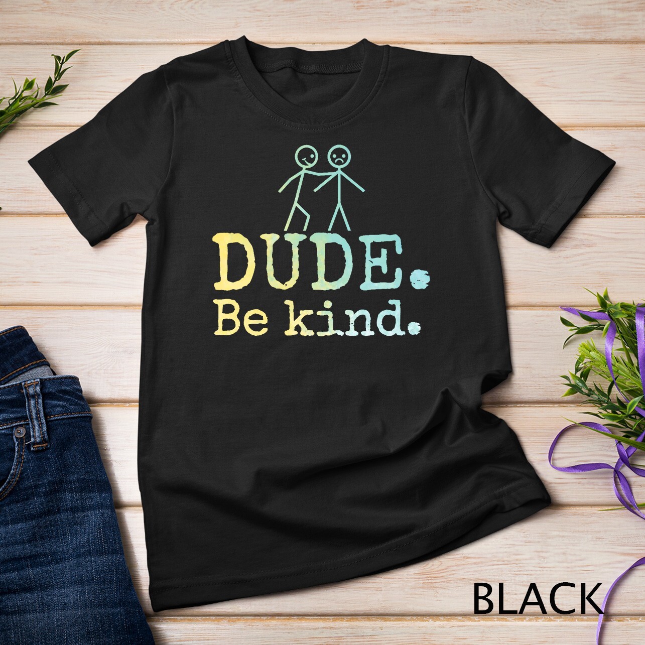 Pastel – Unity Day Orange Shirt Anti Bullying Dude Be Kind Unisex T-shirt