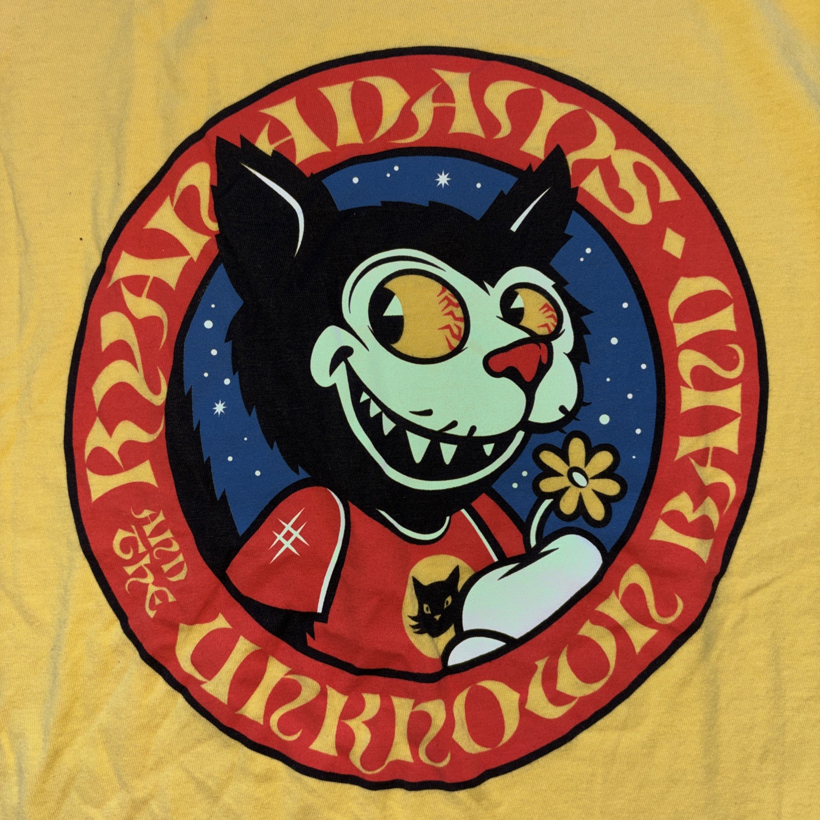 Ryan Adams And The Unknown Band Concert T Shirt Men’s Small Yellow