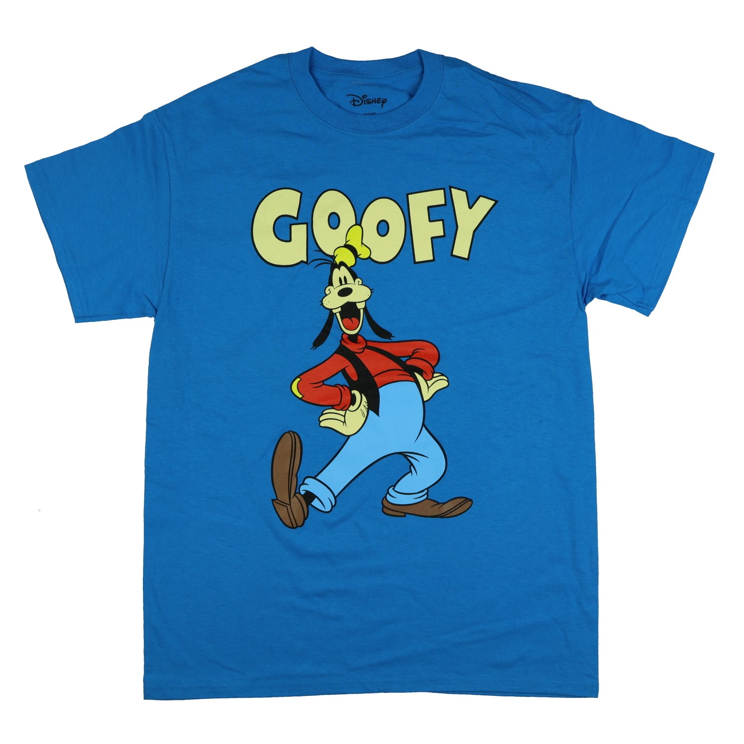 Disney Mickey Mouse Goofy Shirt Men’s Dance Pose Short Sleeve Tee