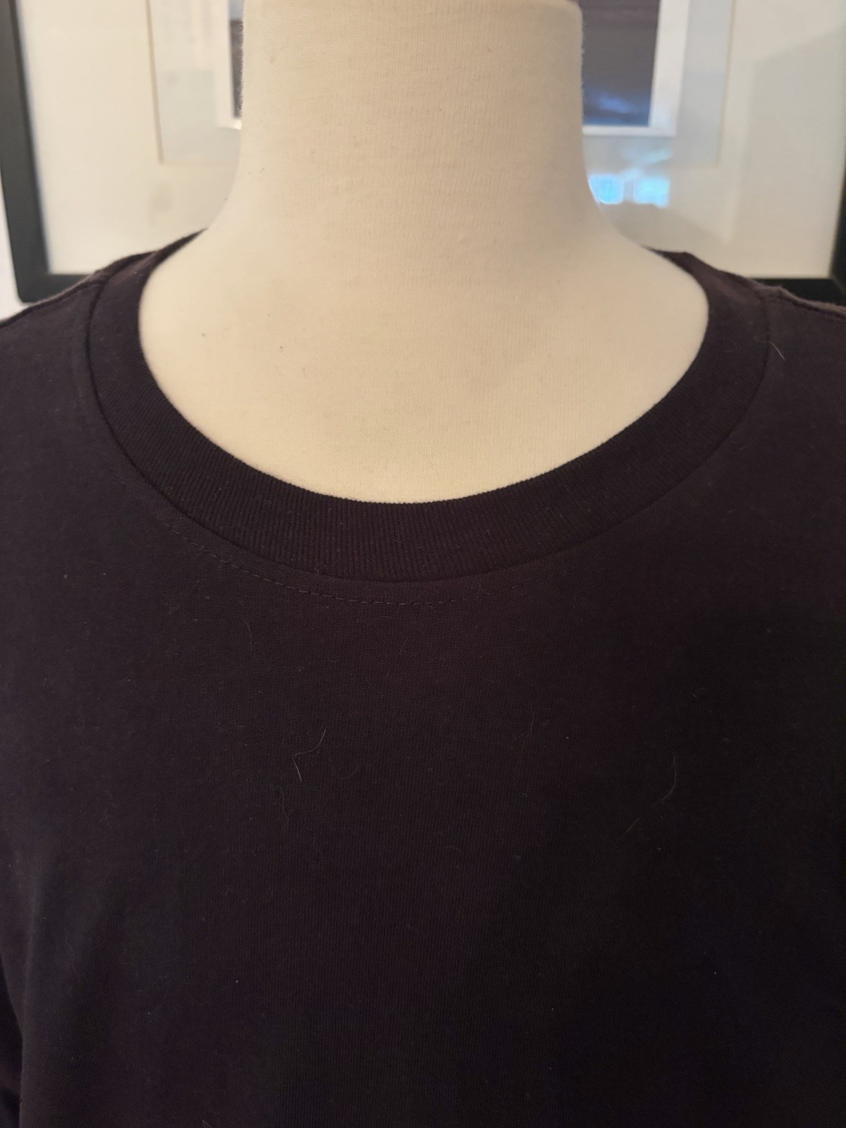 Basic Editions Big & Tall Men’s T-Shirt 4XL Black Crew Neck NWT 100% Cotton