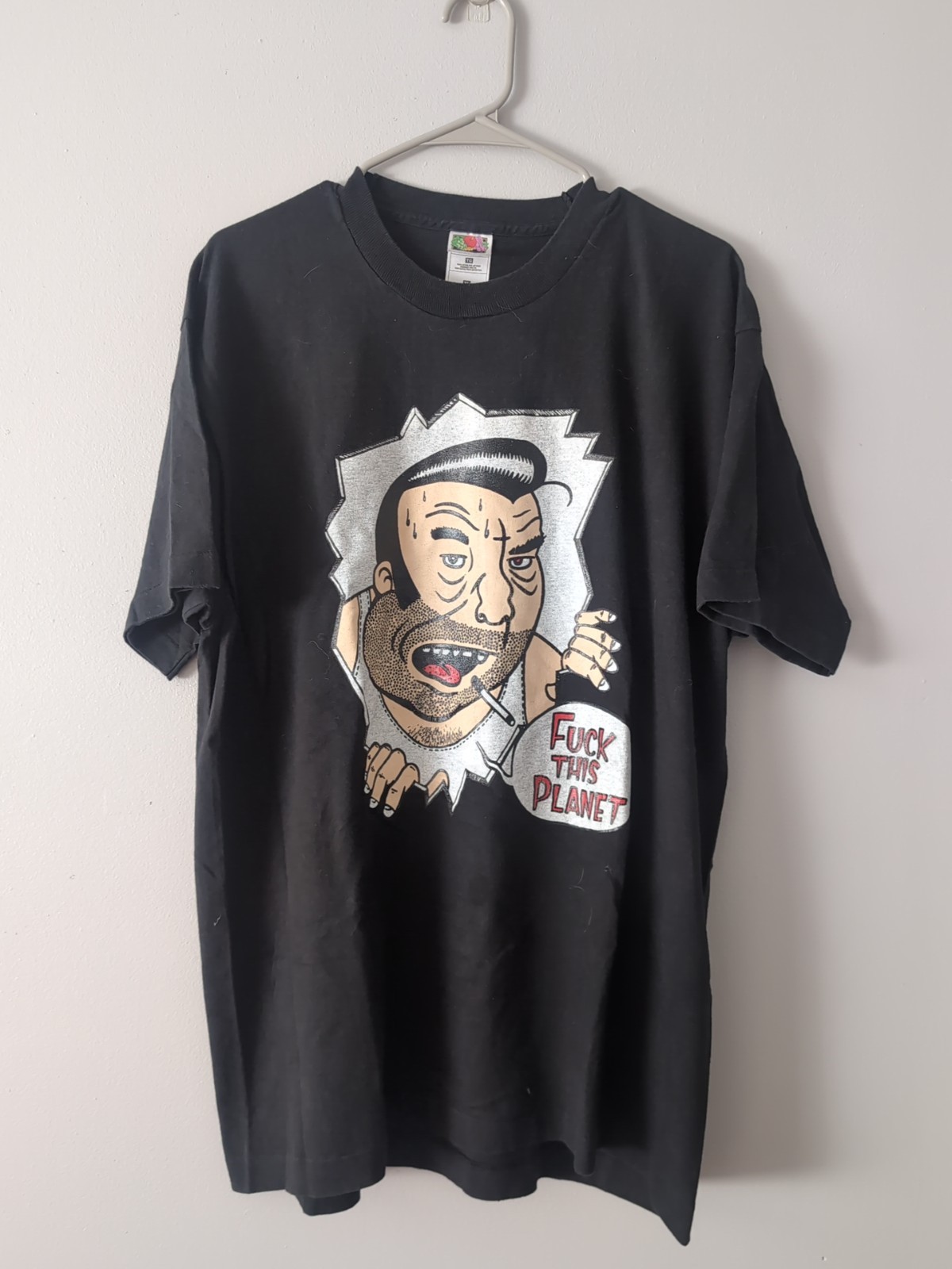 Vtg Mancow Muller XL T-Shirt Rock 103.5 Q101 Radio Turd The Bartender