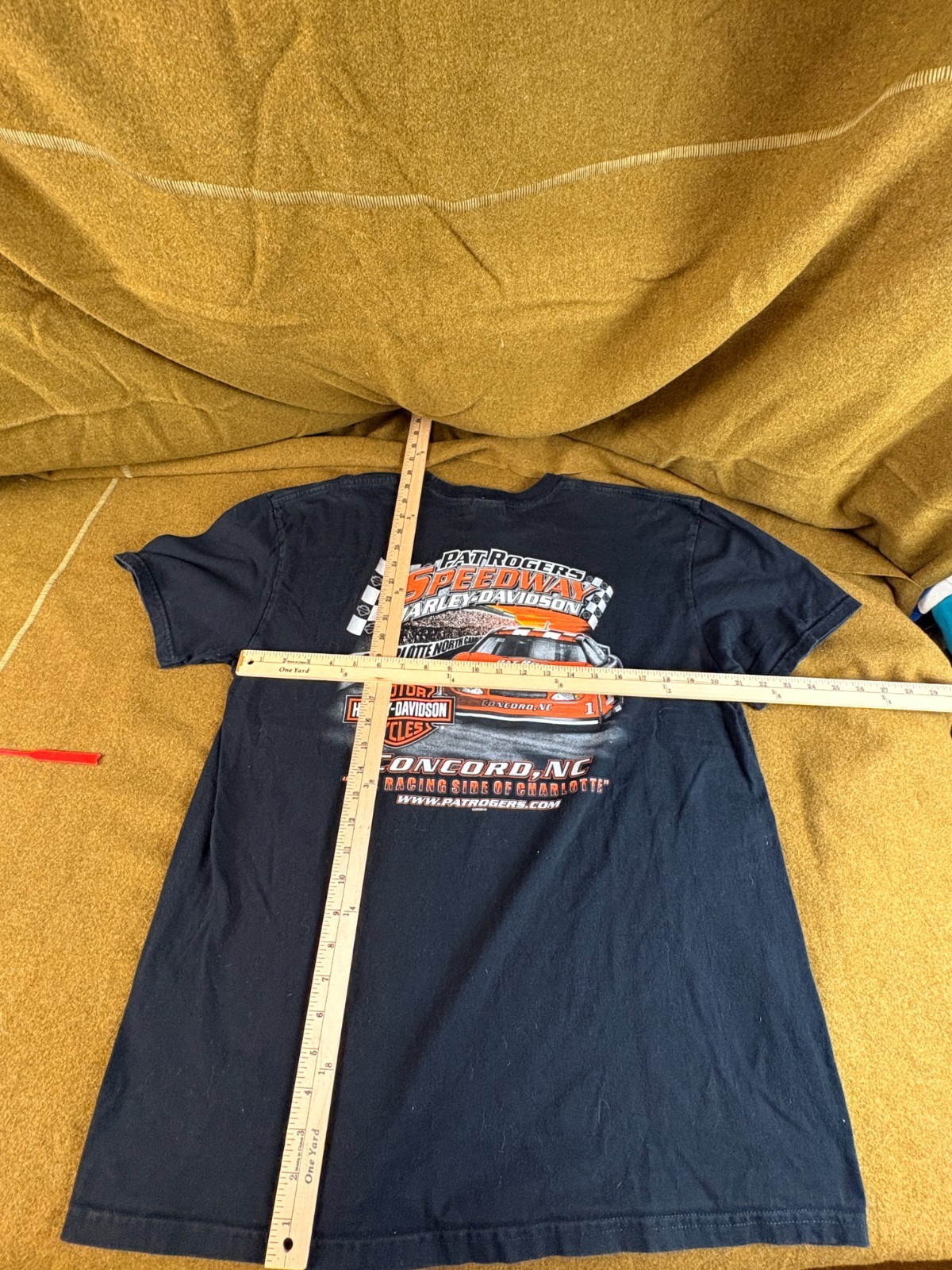 Harley Davidson Motorcycles Adult Xl Black T Shirt North Carolina Speedway