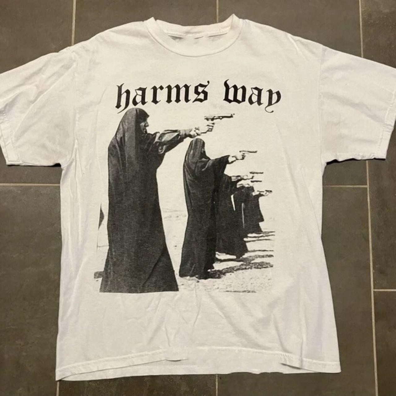 Harms way nuns with guns movie tshirt, vintage movie tshirt
