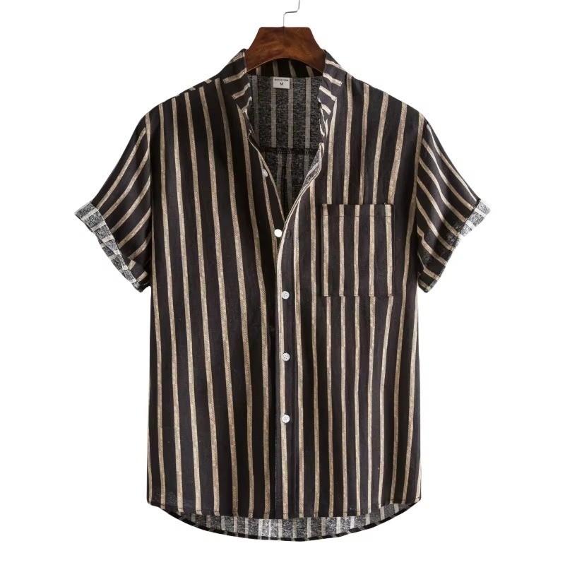 Mens Button Down Tribal Abstract Aztec Hawaiian Top Novelty Holiday Summer Shirt