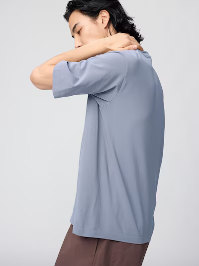 UNIQL U Dry EX Crew Neck T-Shirt MEN XS-4XL Japanese Size 482779 from Japan NWT