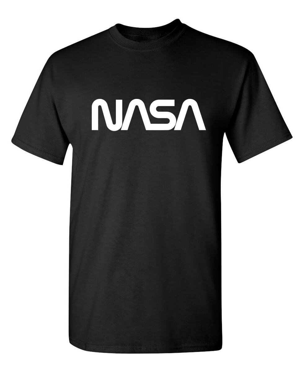NASA Official Worm Logo Sarcastic Humor Graphic Novelty Funny T Shirt
