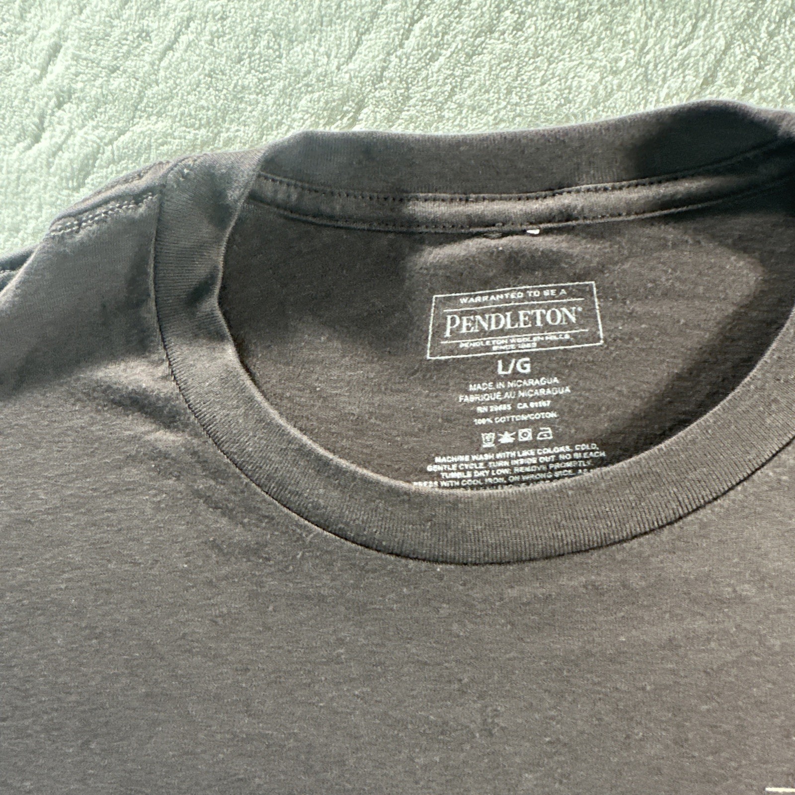 Pendleton Men’s graphic T Shirt Brown Short Sleeve Outdoors Camping LARGE NWOT