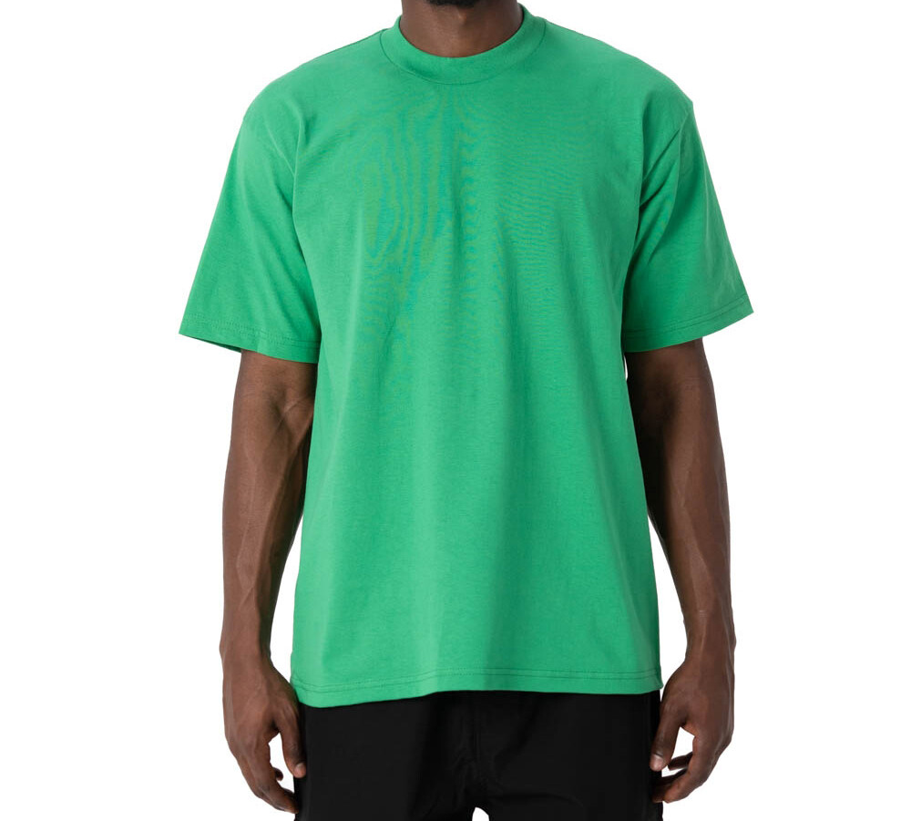 Pro Club Men’s Heavyweight Plain Cotton Short Sleeve Crew Neck T-Shirt Big Tall