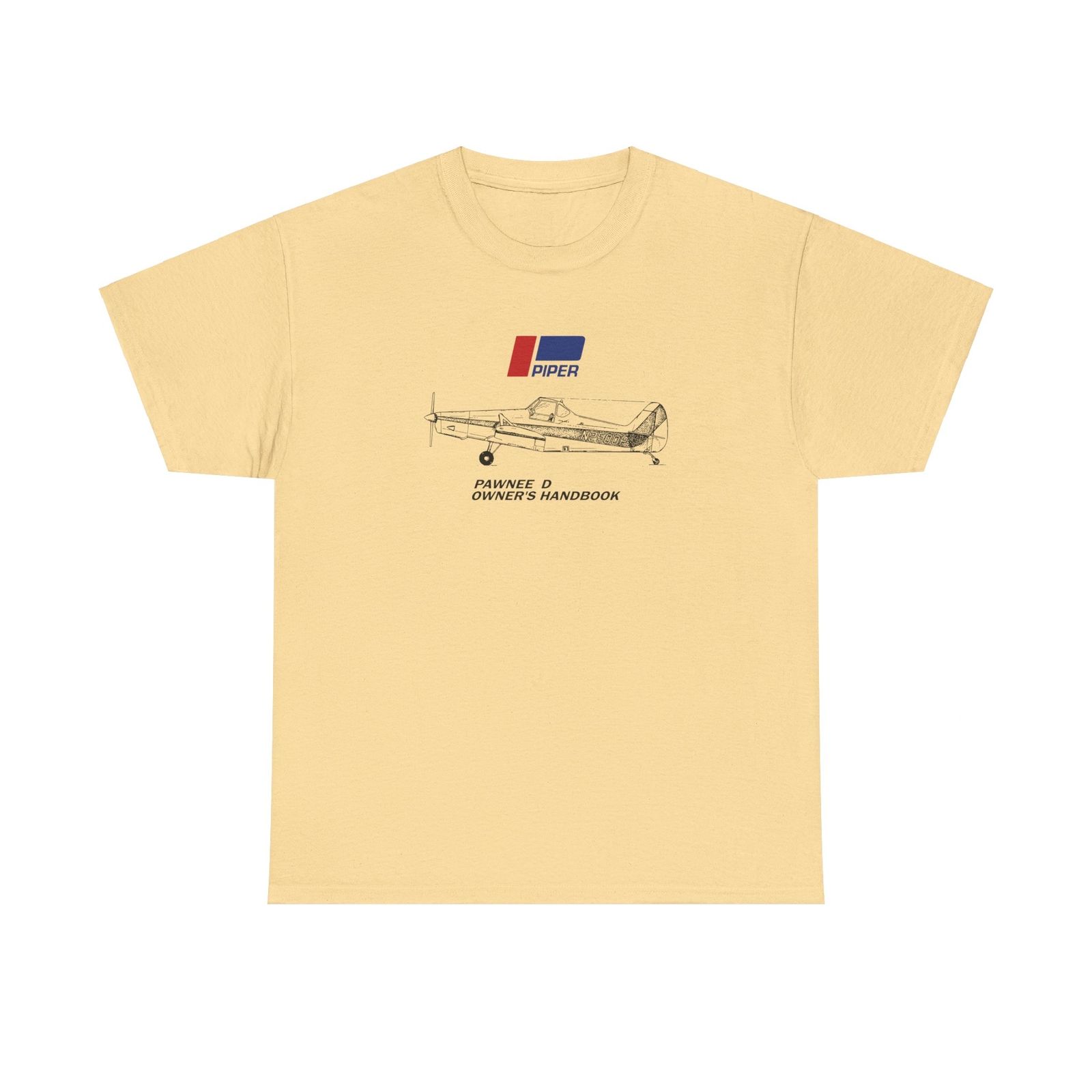 Piper PA-25 Pawnee Manual Graphic T-Shirt – Cropduster Aircraft Plane 9+ Colors!