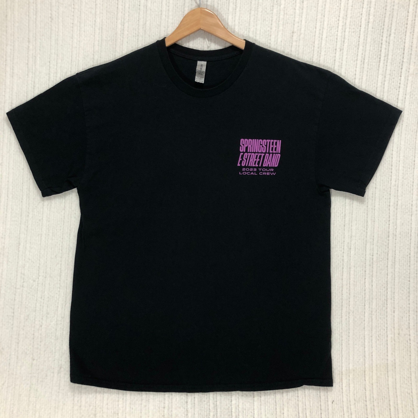 Bruce Springsteen E Street Band 2023 Tour Local Crew Shirt Black XL XLG EG