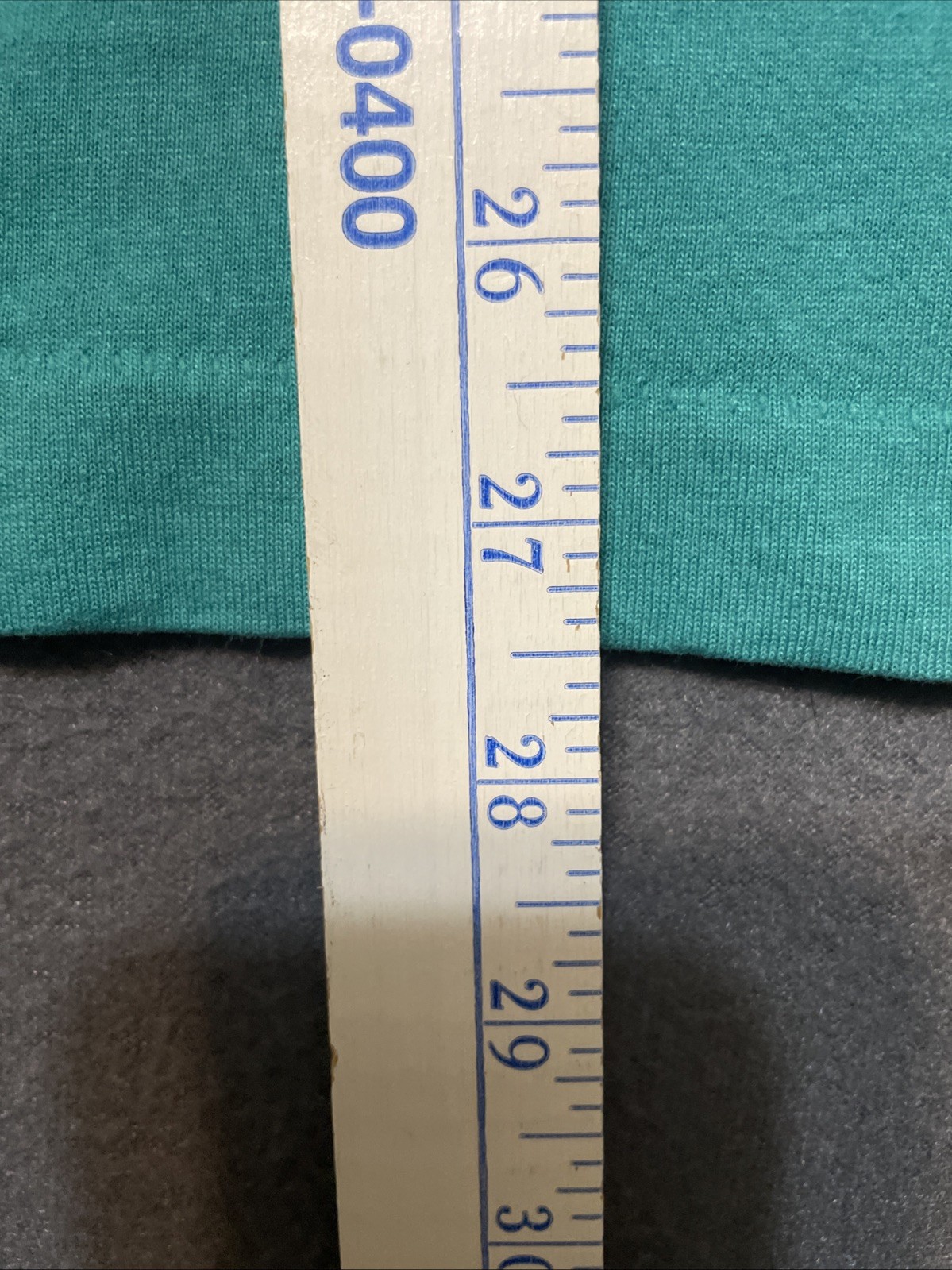 Single Stitch Screen Stars Tag ‘I’d Rather Be Quilting.’ Teal Crewneck Size LG