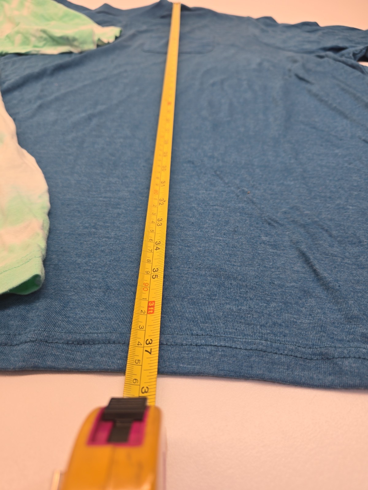 8XL Lot 2 KingSize Men’s Big & Tall T-Shirt Pocket Tees Set Blue & Teal Tye Dye