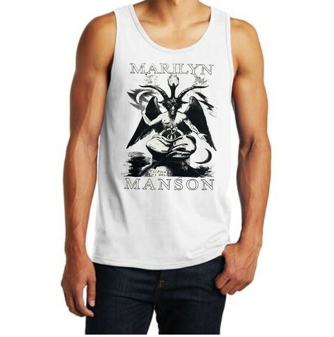 Marilyn Manson Rock Men’s Tank Tops (Multiple Variations)