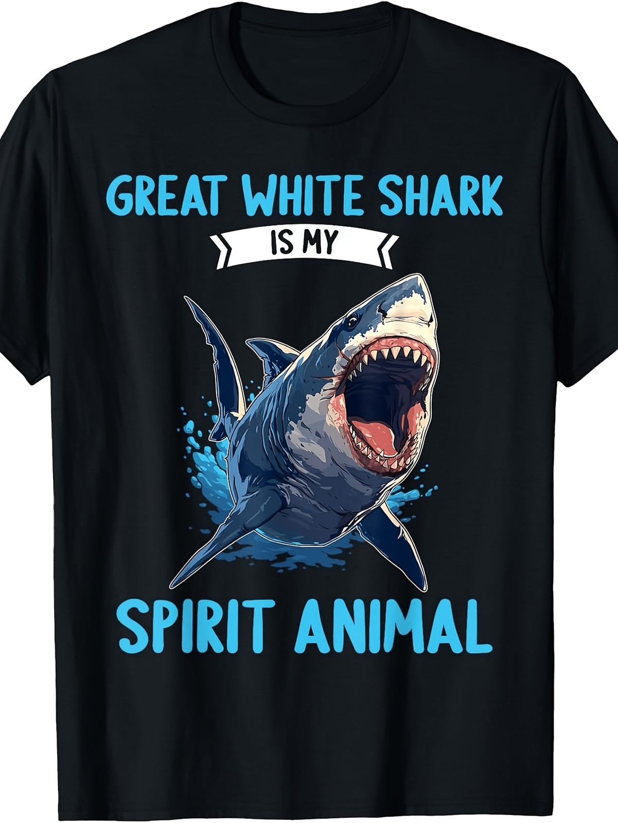 Great White Shark Is My Spirit Animal Great White Shark T-Shirt