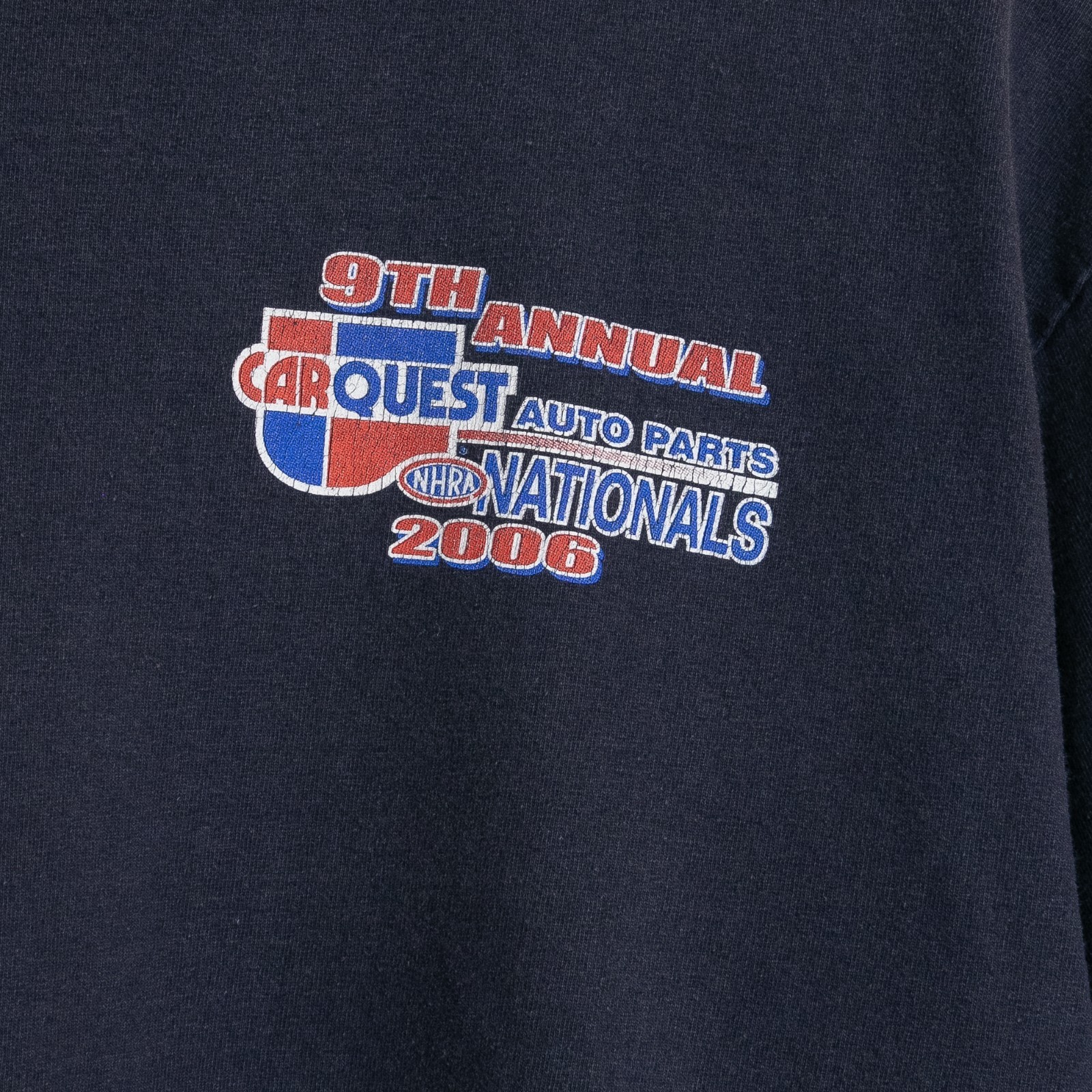Vintage Y2K NHRA Drag Racing Nationals T Shirt Mens Large Chicago Illinois 2006