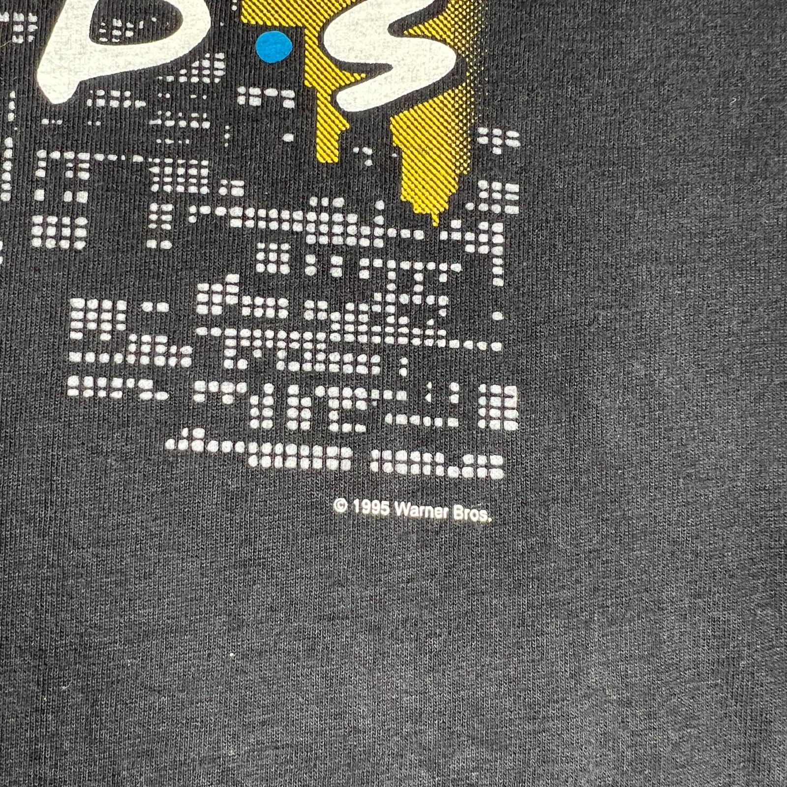 Vintage 1995 Friends TV Show T Shirt XL Black Warner Bros Studio Store USA Made