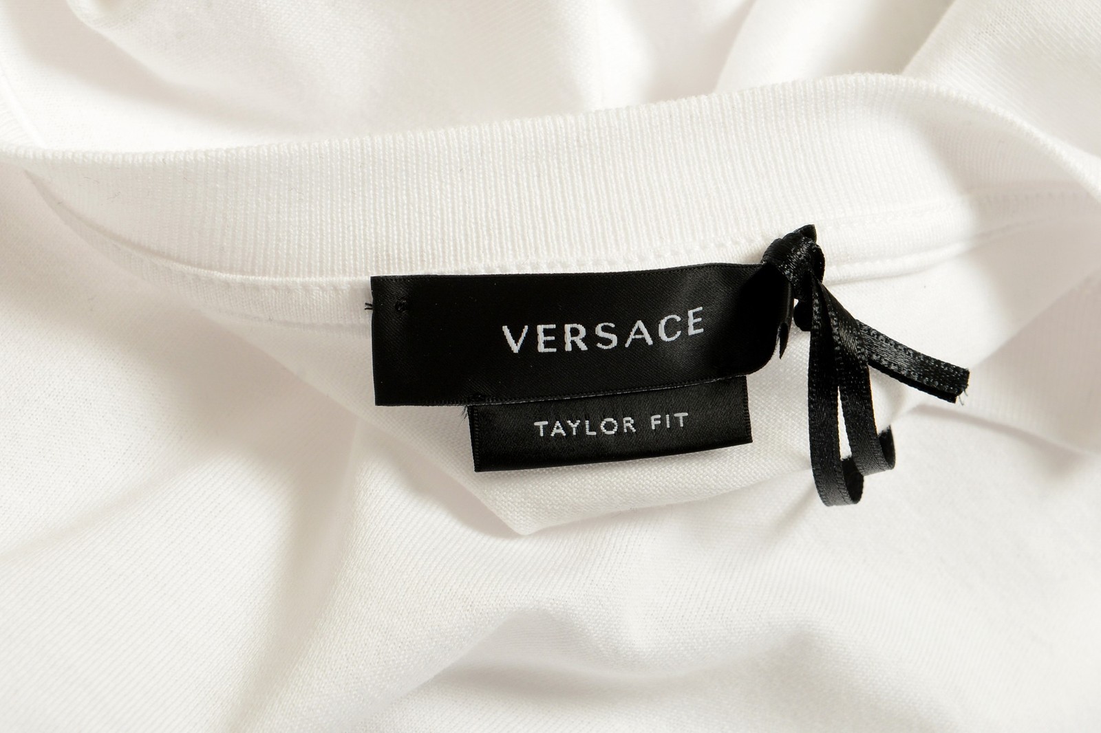 Versace Men’s White “Taylor Fit” Short Sleeve Logo Print T-Shirt US 2XL IT 56