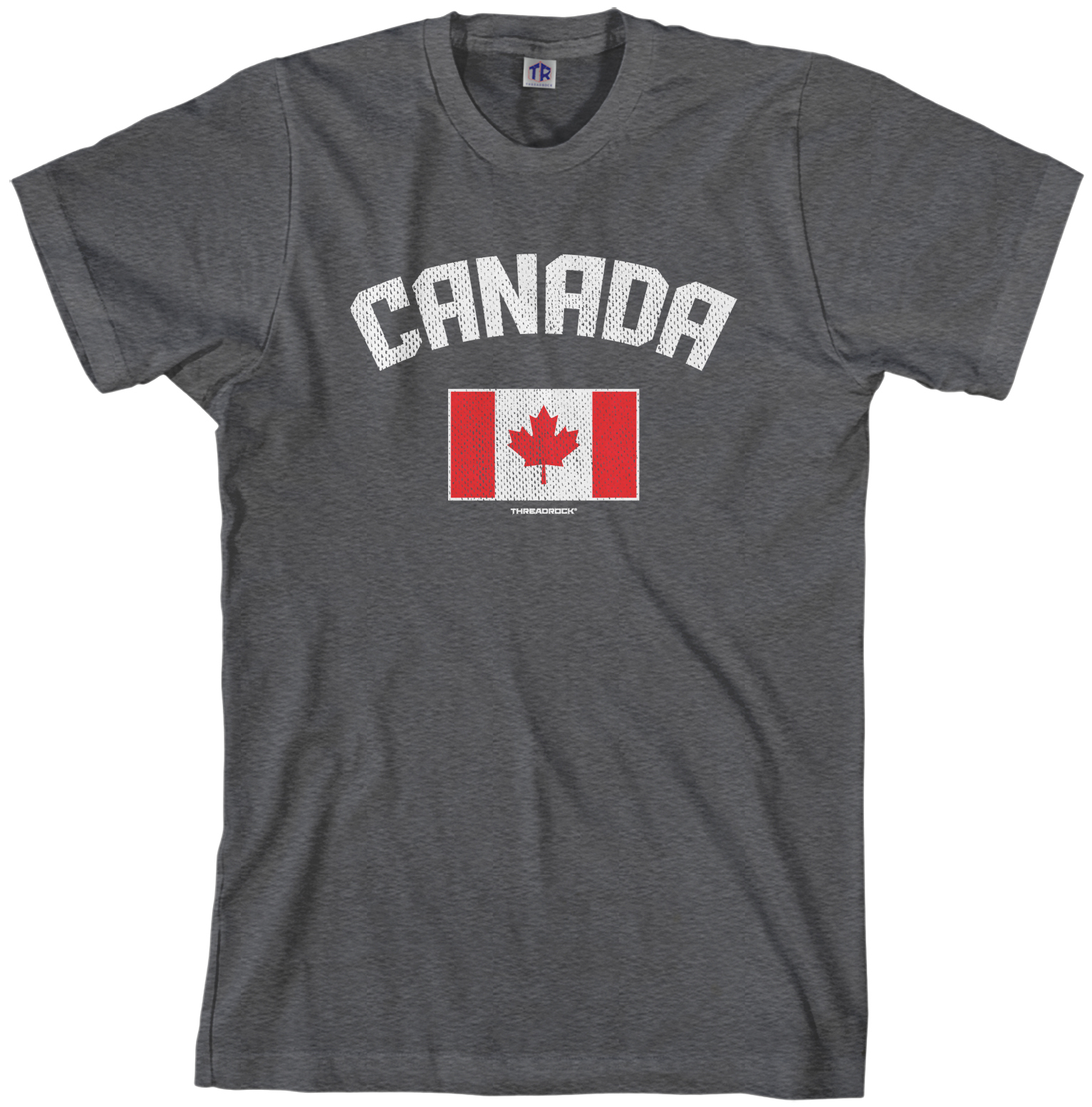 Threadrock Men’s Canada Canadian Flag T-shirt Country Pride