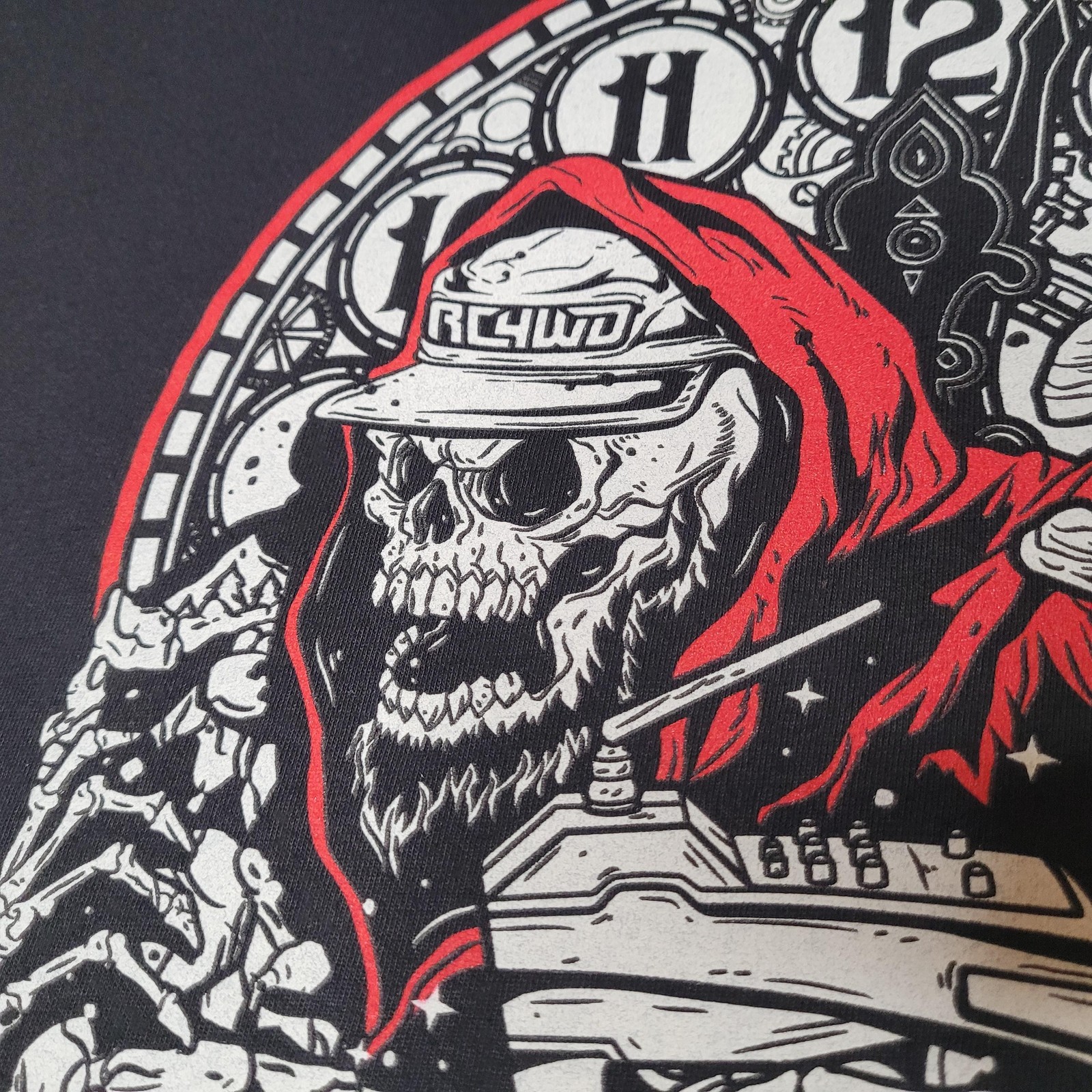 K5 Blazer Midnight Edition Shirt Mens 5XL Black Graphic Grim Reaper Chevy Truck