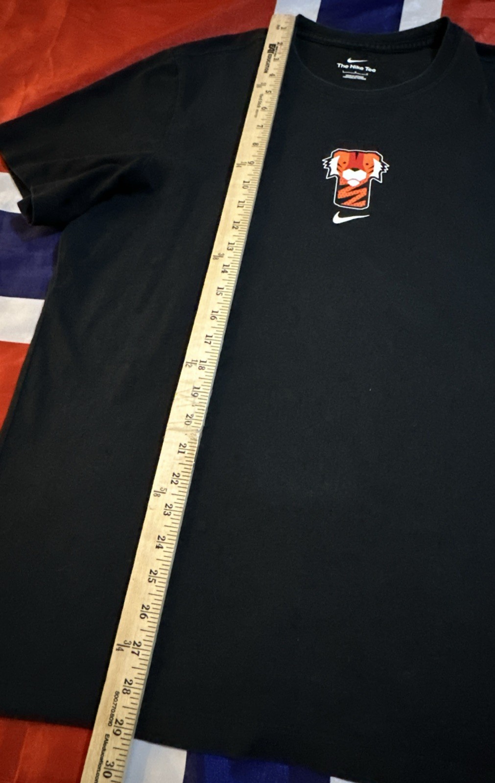 Nike Tiger Woods Frank Golf Tee DR7721-010 Black Size L Authentic Logo T-Shirt