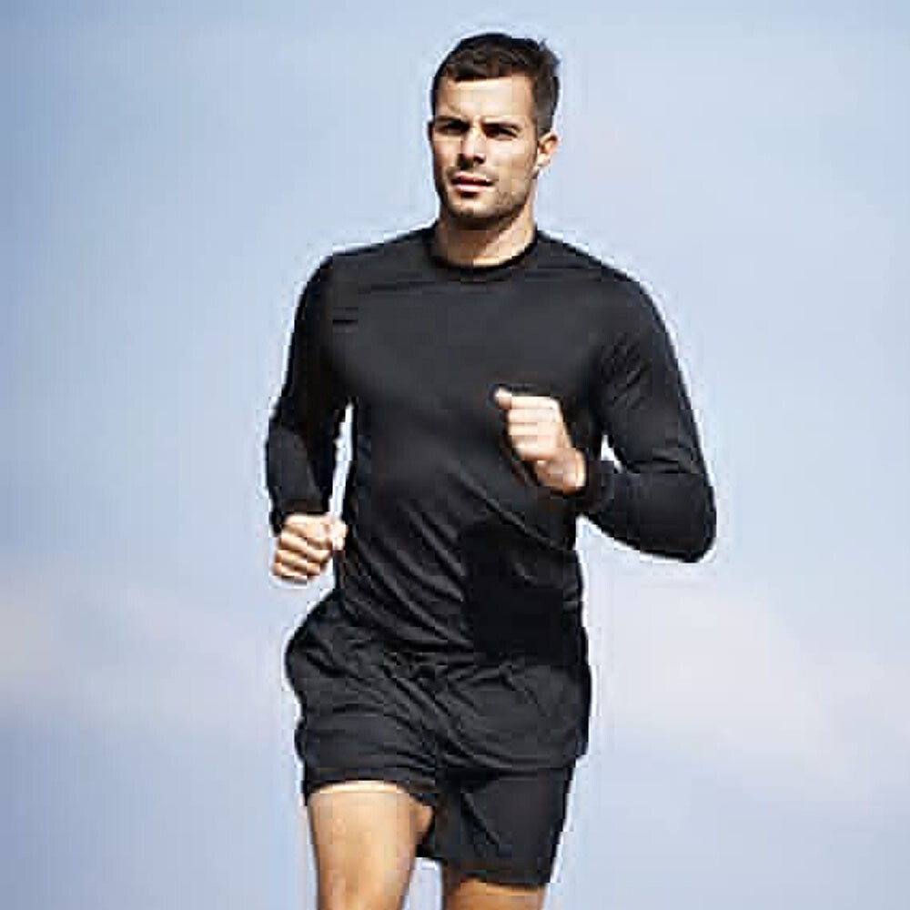 Men’s Long-Sleeve Compression Shirt Base-Layer Running Top O-neck Undershirts US