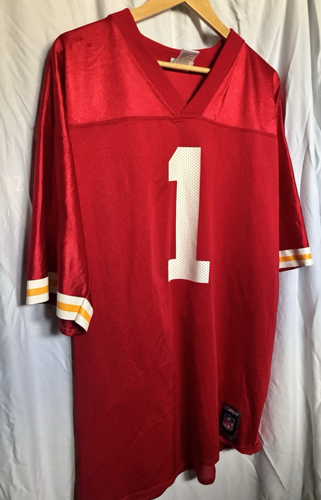 Reebok Zuniga #1 Jersey NFL Authentic Item Replica Men’s XL Red NWOT