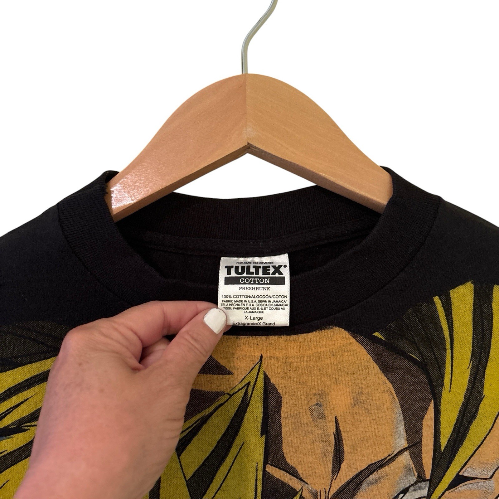 Dragon Ball Z AOP T-shirt Goku Anime Vintage Modern Reprint Single Stitch XL