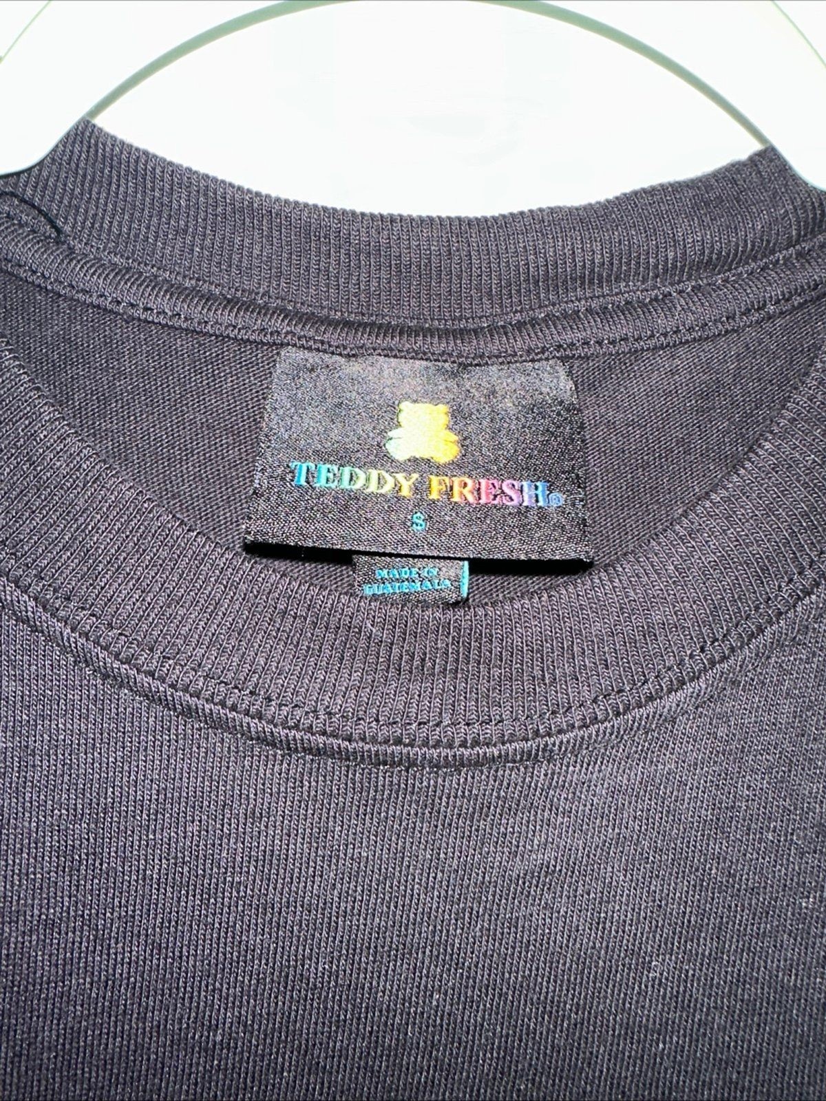 Teddy Fresh T Shirt Men’s Size S Black Short Sleeve Streetwear Pocket Tee