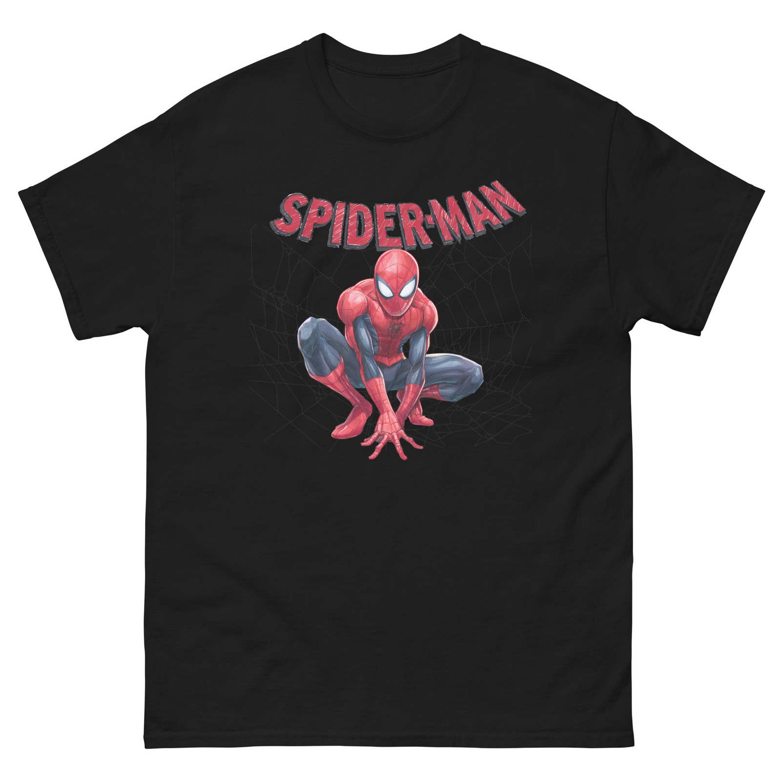 Spider-Man Crouching Unisex classic tee