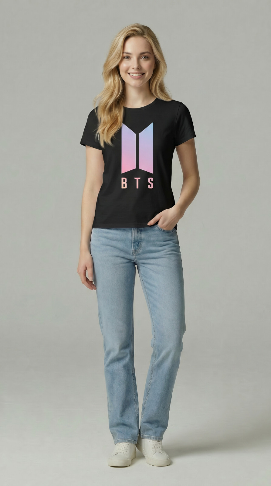 Custom BTS Logo t shirt