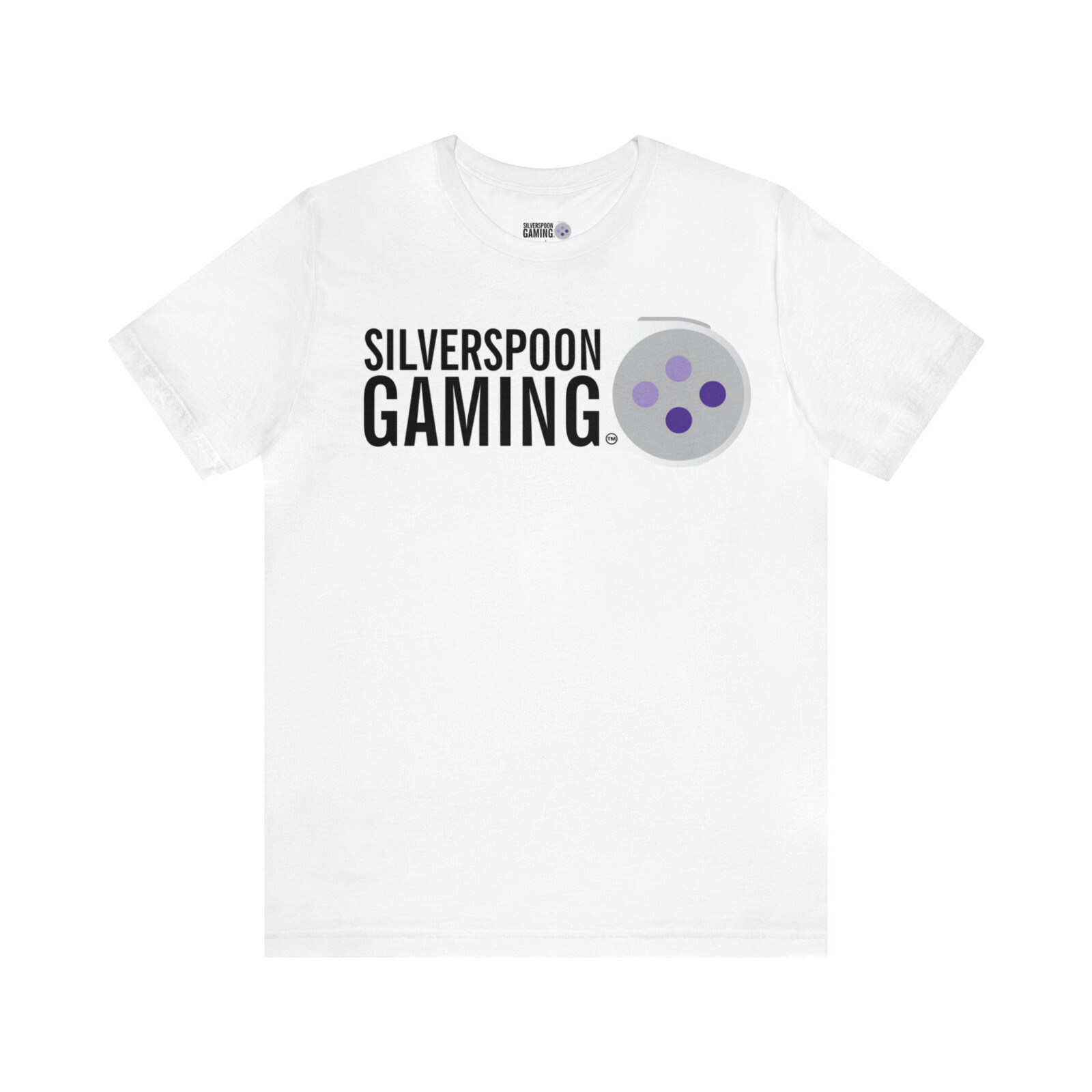 Silverspoon Gaming Logo Unisex Jersey Short Sleeve Tee – Brand New