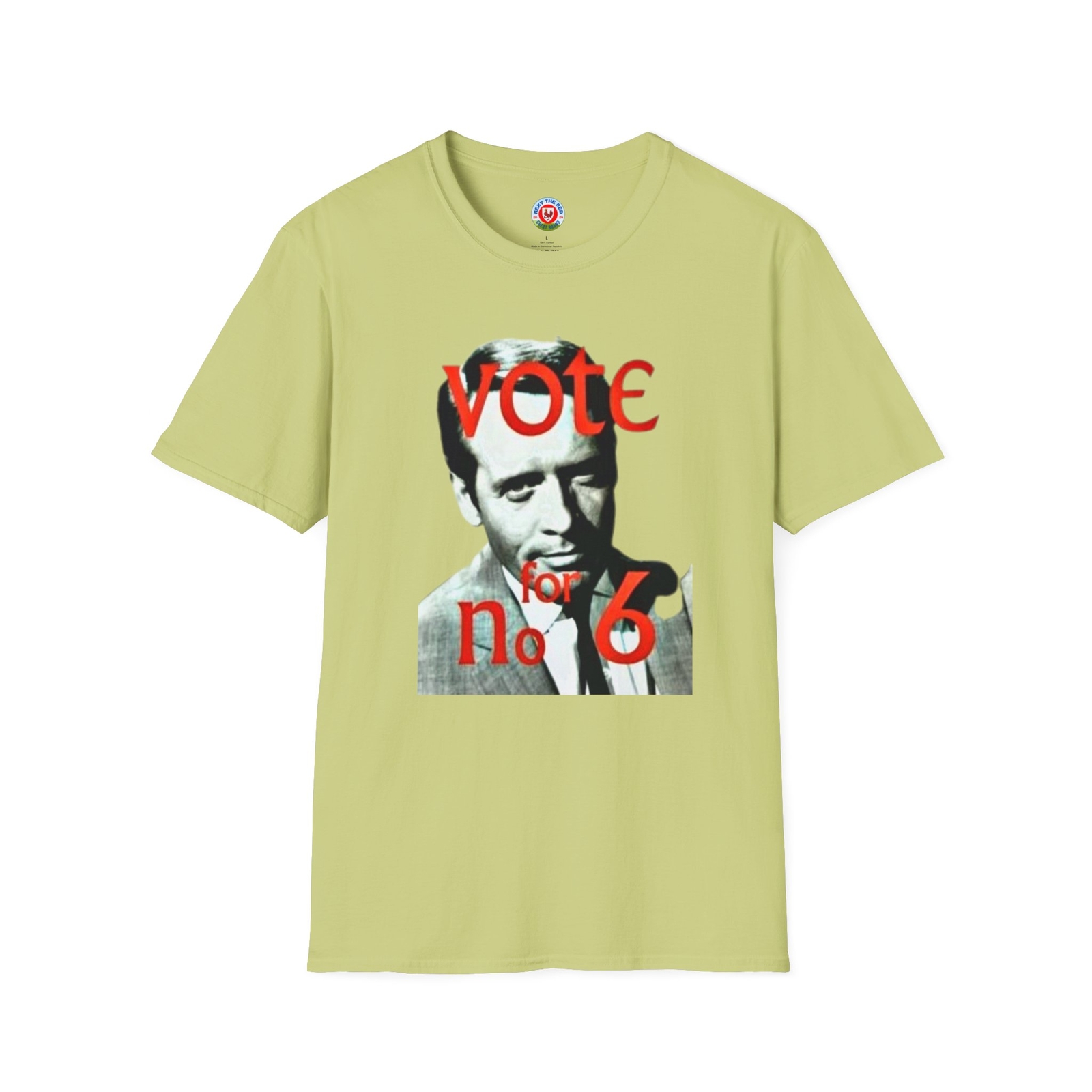 Prisoner The Prisoner VOTE No.6 Patrick McGoohan Unisex Softstyle T-Shirt