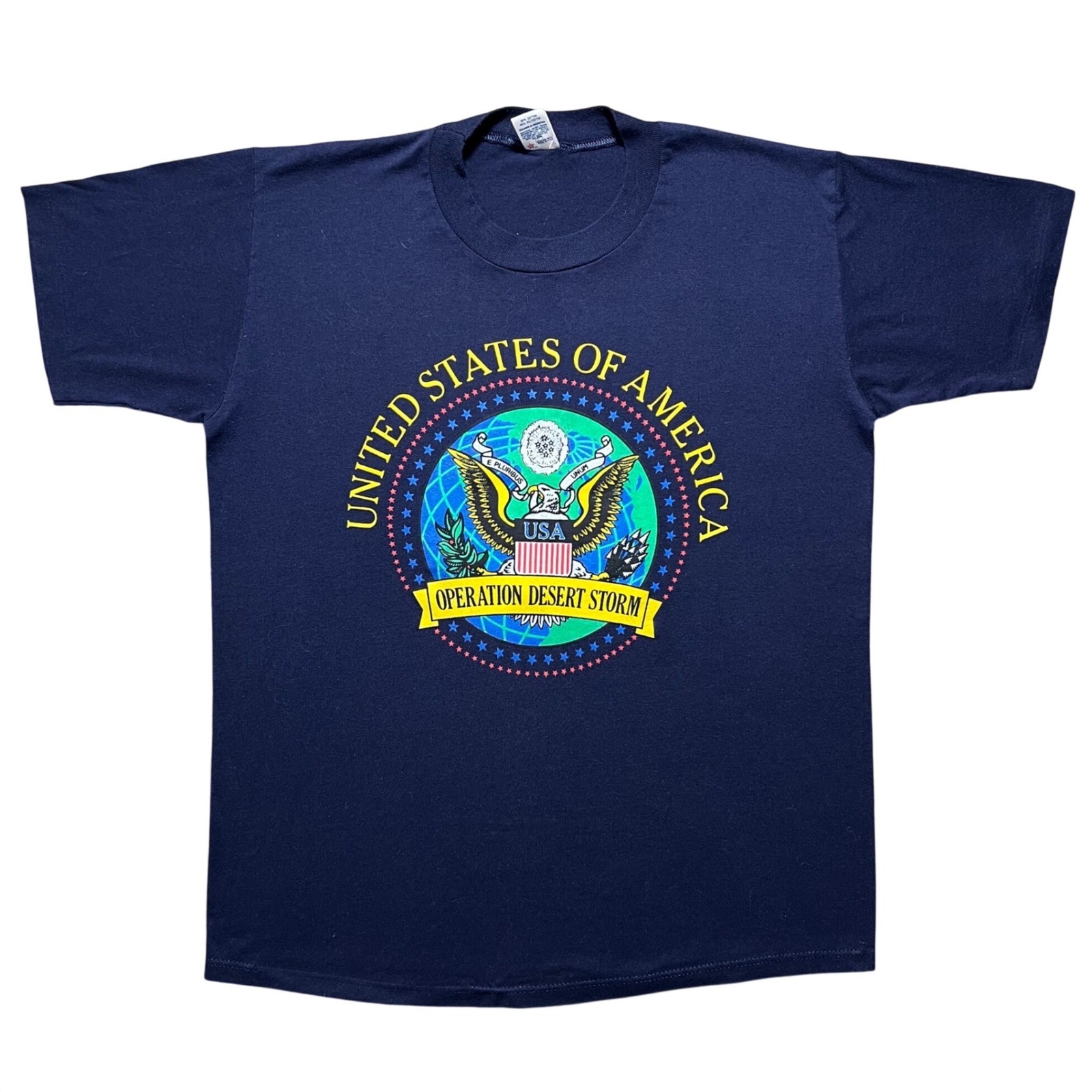 Vintage 90s Operation Desert Storm T Shirt Mens XL Single Stitch USA Military