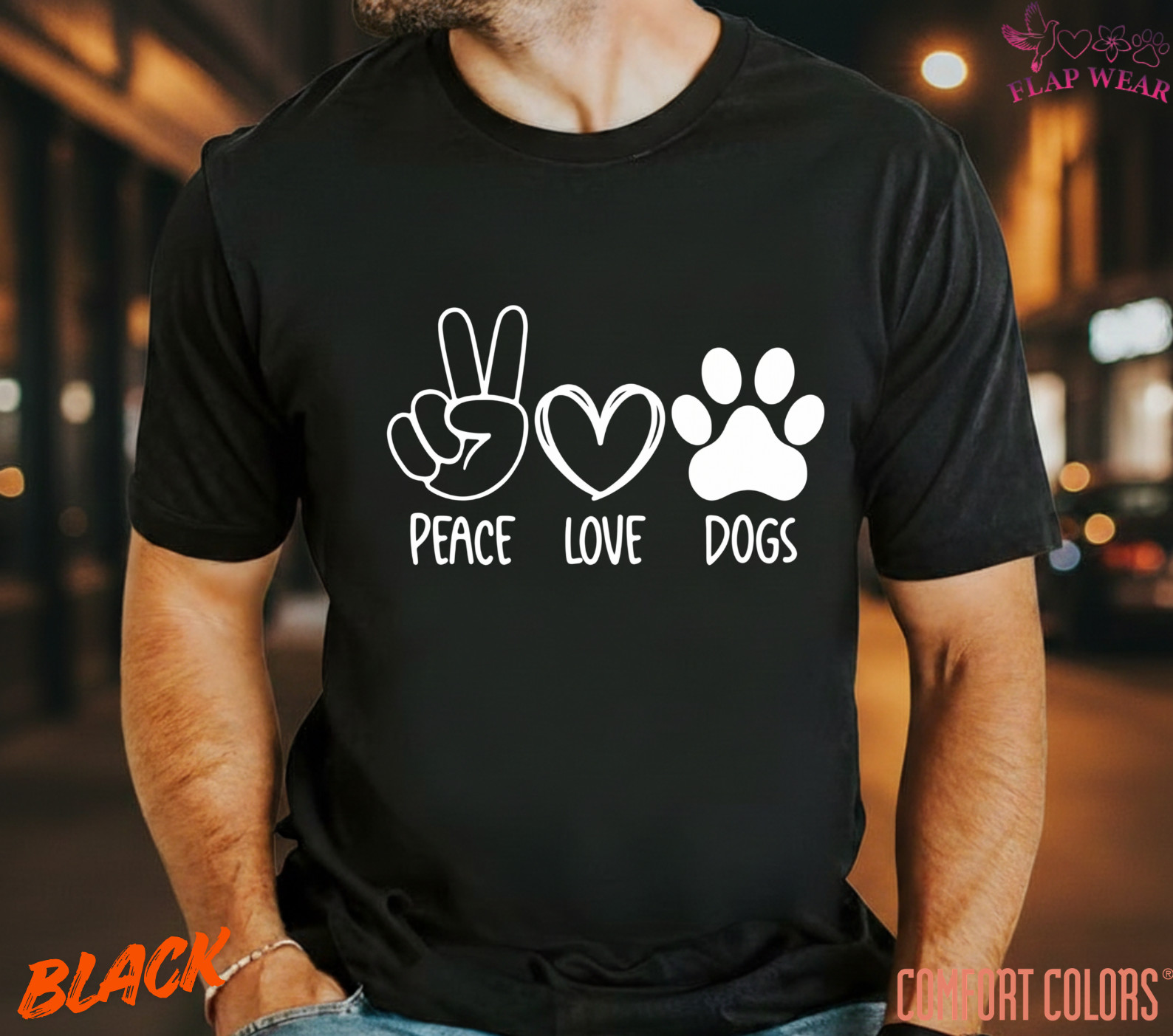 Unisex Peace Love Dogs T SHIRT,T shirt women,T shirt men,T shirt vintage Mom Dad
