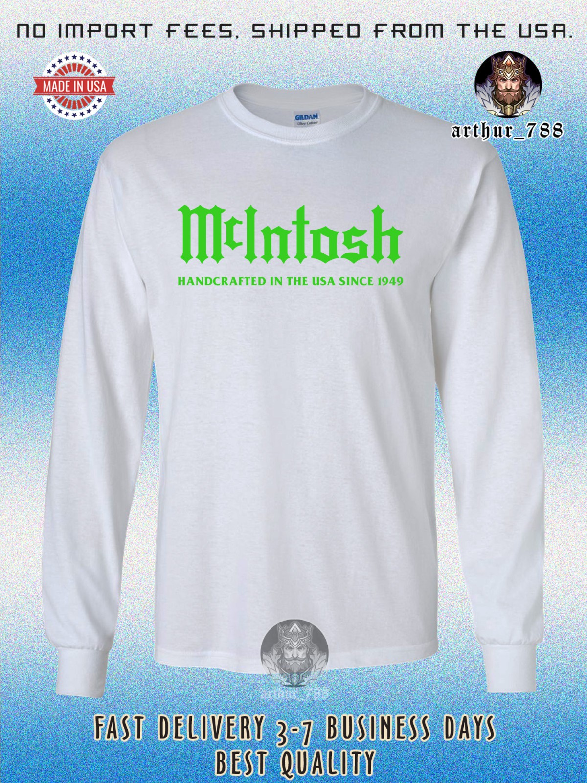 McIntosh Power Amplifiers Home Audio Men’s Long Sleeve T-Shirt American TShirt
