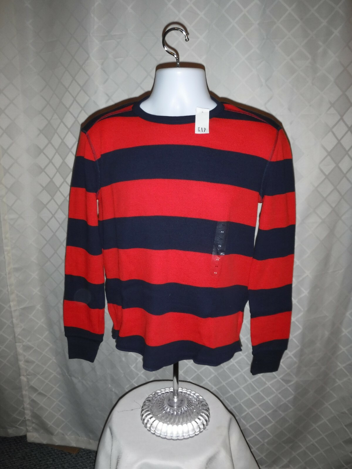 Long Sleeve Men’s Thermal T-Shirts ,XXL,XL,L,M,S,XS, GAP, Solid & Striped NWT