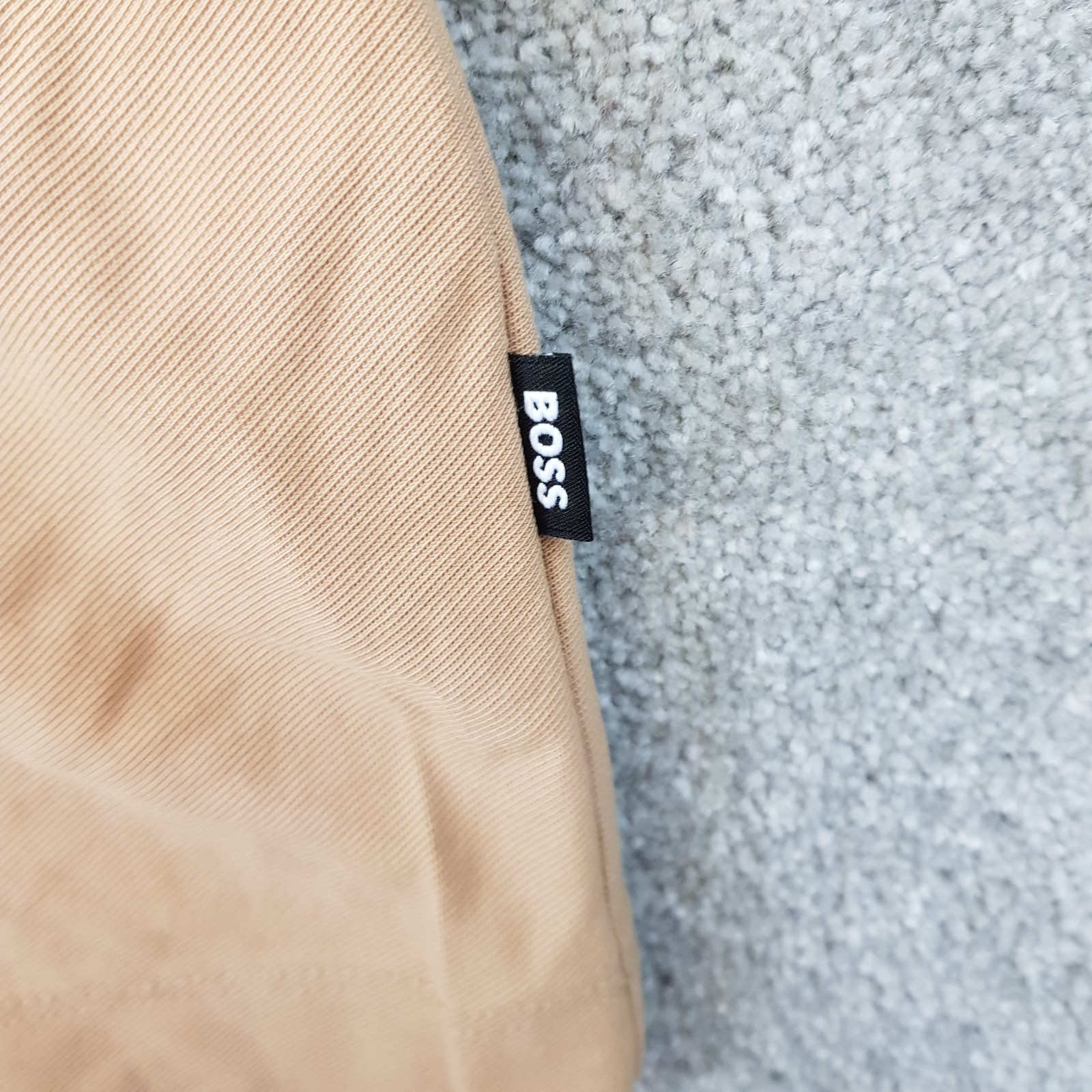 Hugo Boss Mens T-Shirt 3XL XXXL Brown Mercerised Tiburt 276 Tight Neck Short