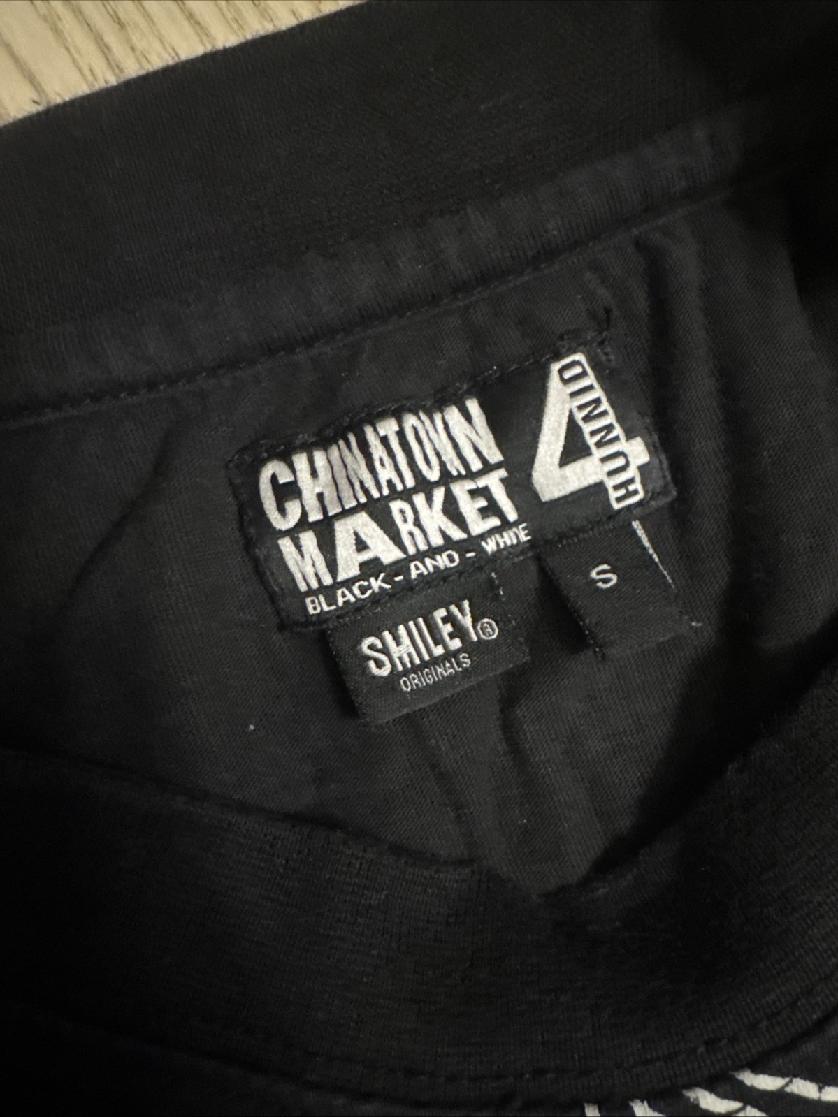 Chinatown Market x YG 4Hunnid Smiley Paisley Bandana T-Shirt Black Men’s Size S