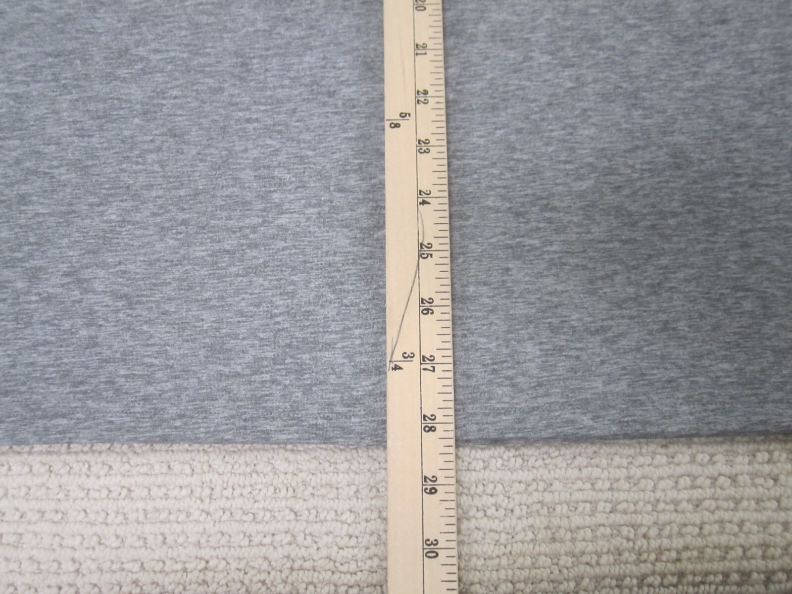 Tek Gear Shirt Mens Medium Gray 1/4 Zip Pullover Polyester Spandex Athletic