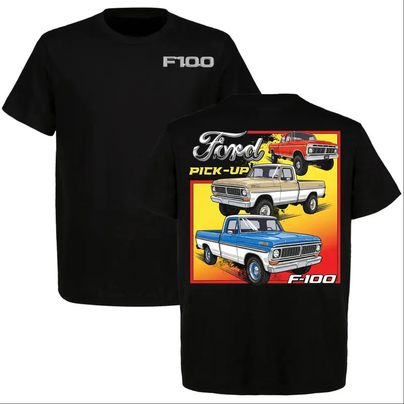 Ford F100 Vintage Pick-Up T-Shirt, F100 Old School Pickup Truck Tee, Great gift