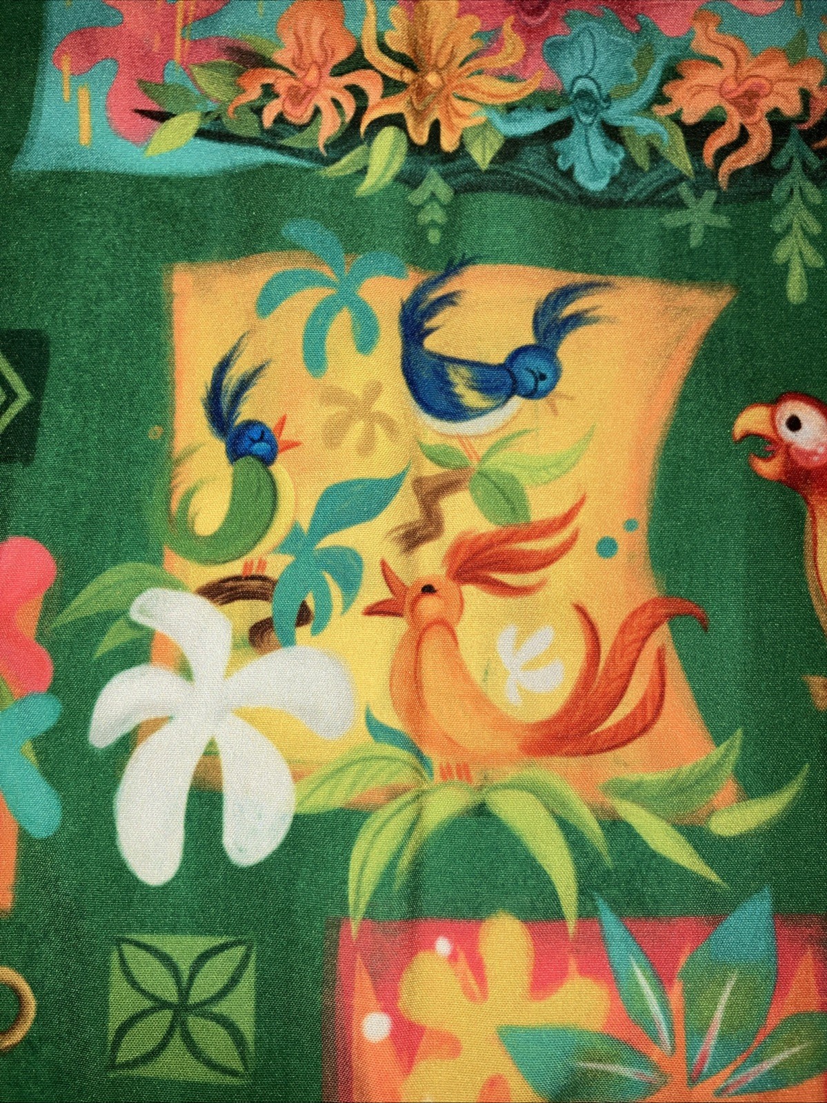 NWT New Mens LARGE Disney Parks RSVLT Enchanted Tiki Room Button Down Shirt