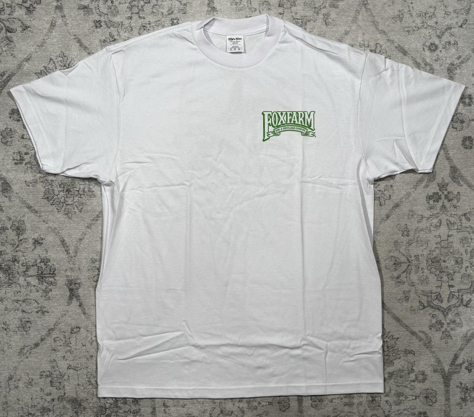 Sz XL FoxFarm Soil & Fertilizer Company White Shirt ShakaWear NEW