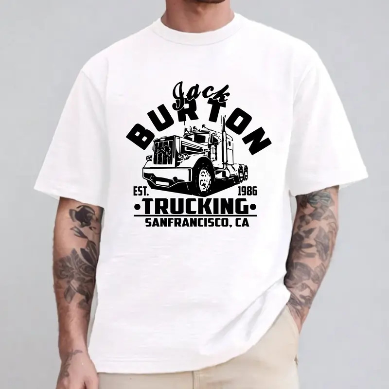 Jack Burton T-Shirt, Big Trouble In Little China, Jack Burton Trucking Shirt, Fu