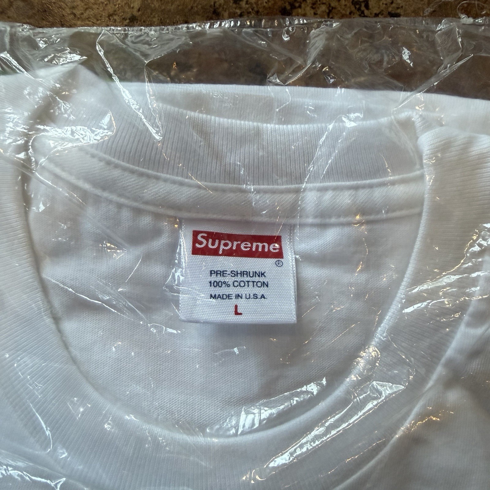 SUPREME SS19 FRUITS TEE WHITE SIZE L NEW IN BAG DS 100% AUTHENTIC