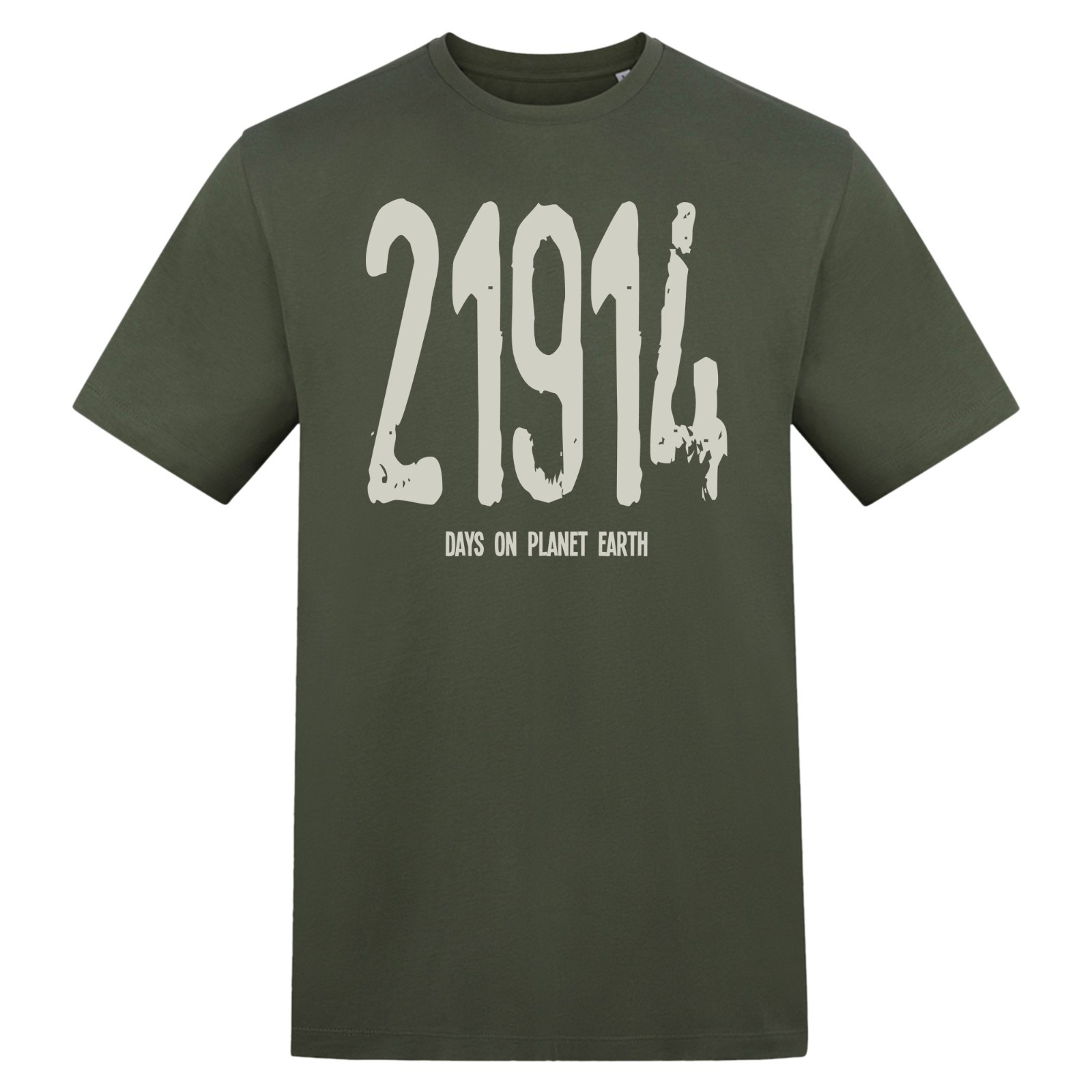 21914 Days on Planet Earth 60th Birthday Hand Printed T-Shirt Gift Size S-5XL