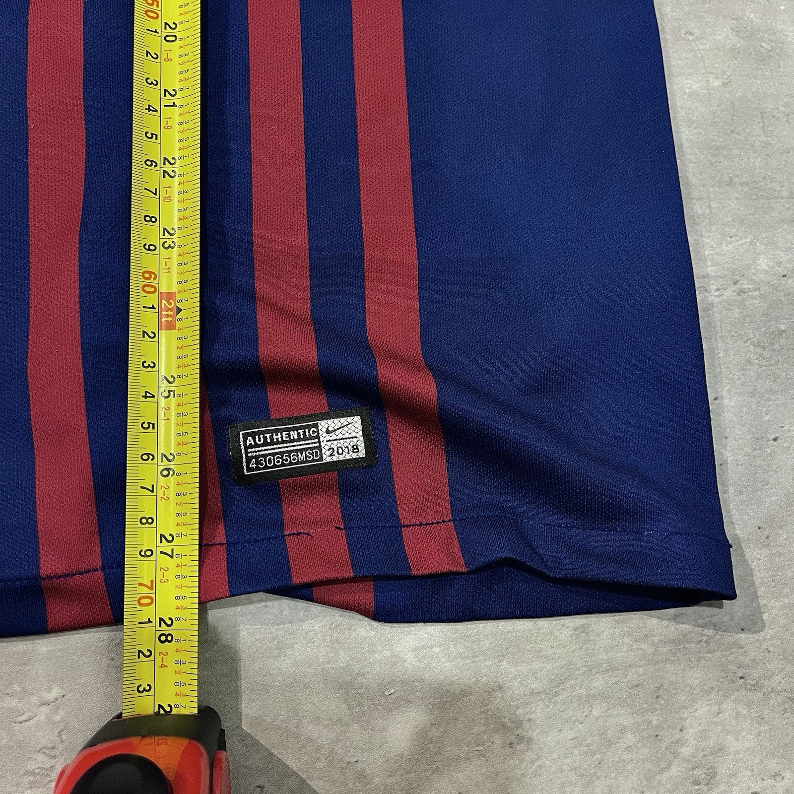Nike FC Barcelona Luis Suárez #9 Home Soccer Jersey 2018/19 Blue Red Mens XL