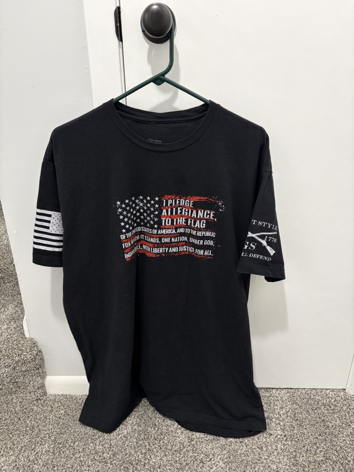 LOT Of 12 Grunt Style T Shirts Size 2XL XXL American Flag Military
