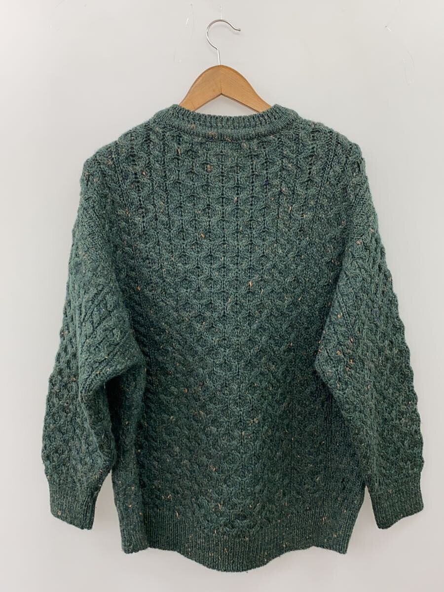 Other Brands: Claudnit Knit Sweater (Thick), XL, Wool, Green, Solid Color